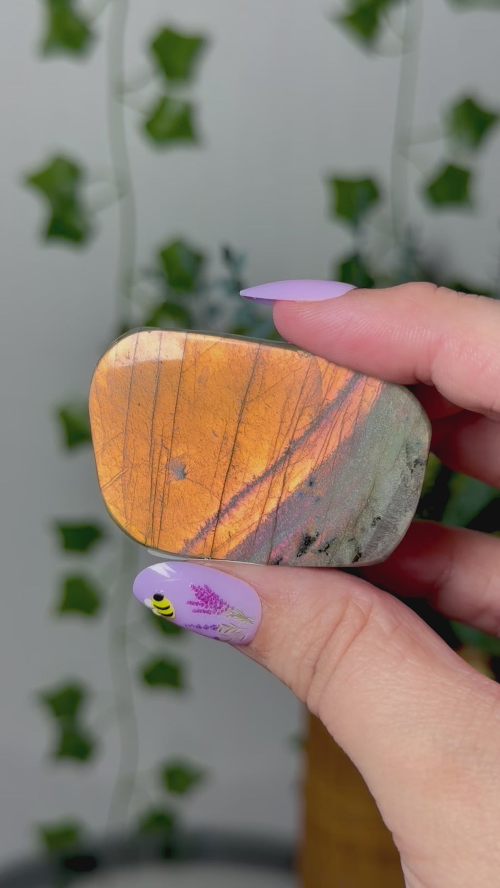Orange Labradorite 8B