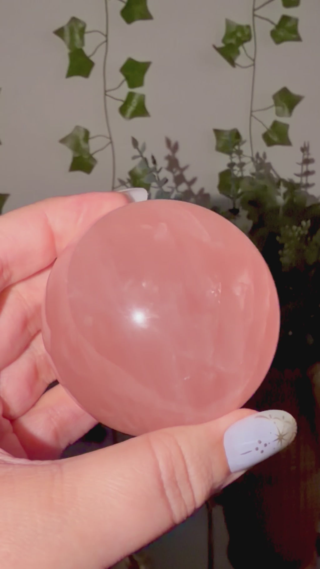 Rose Quartz Sphere 60