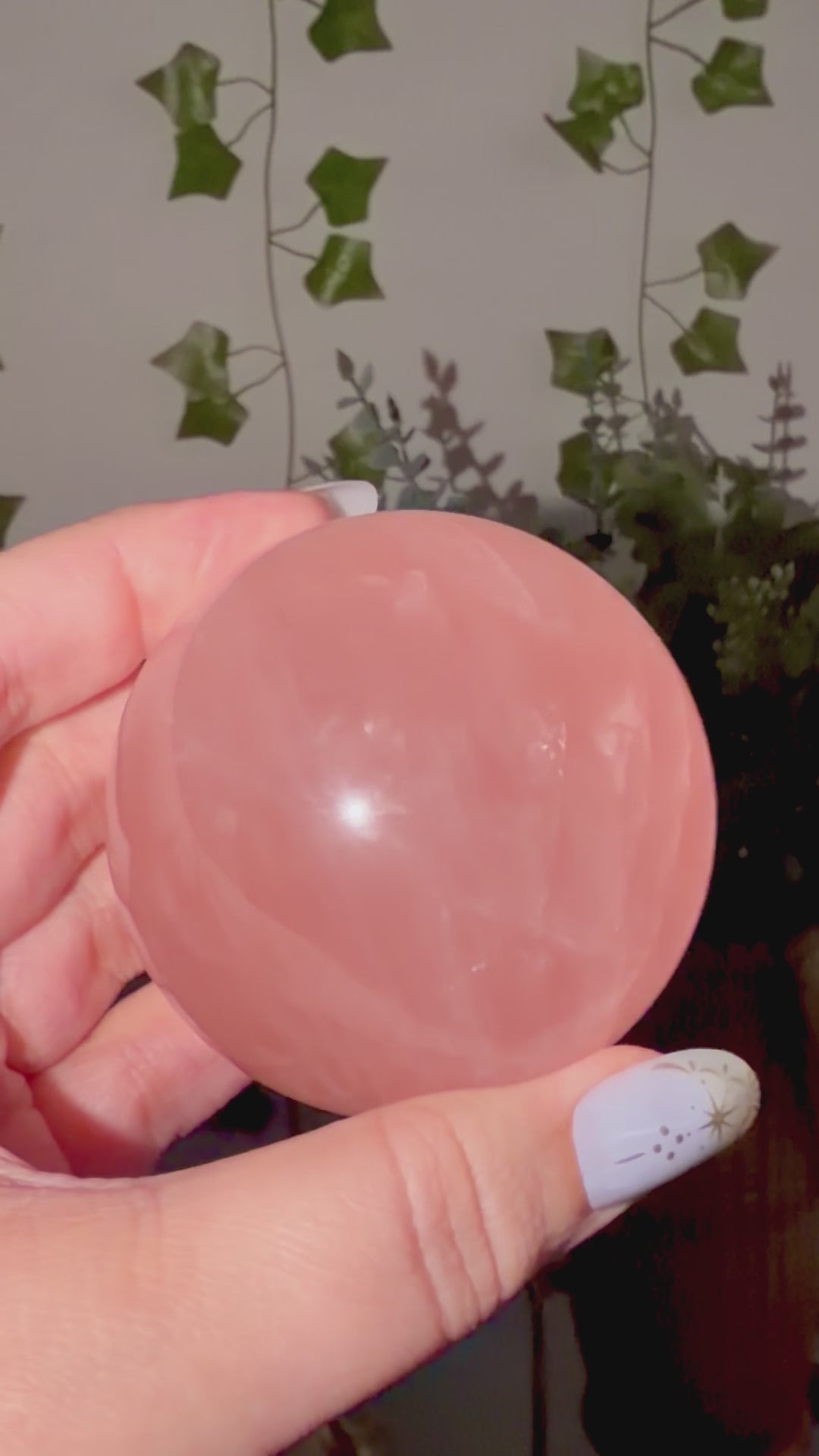 Rose Quartz Sphere 60