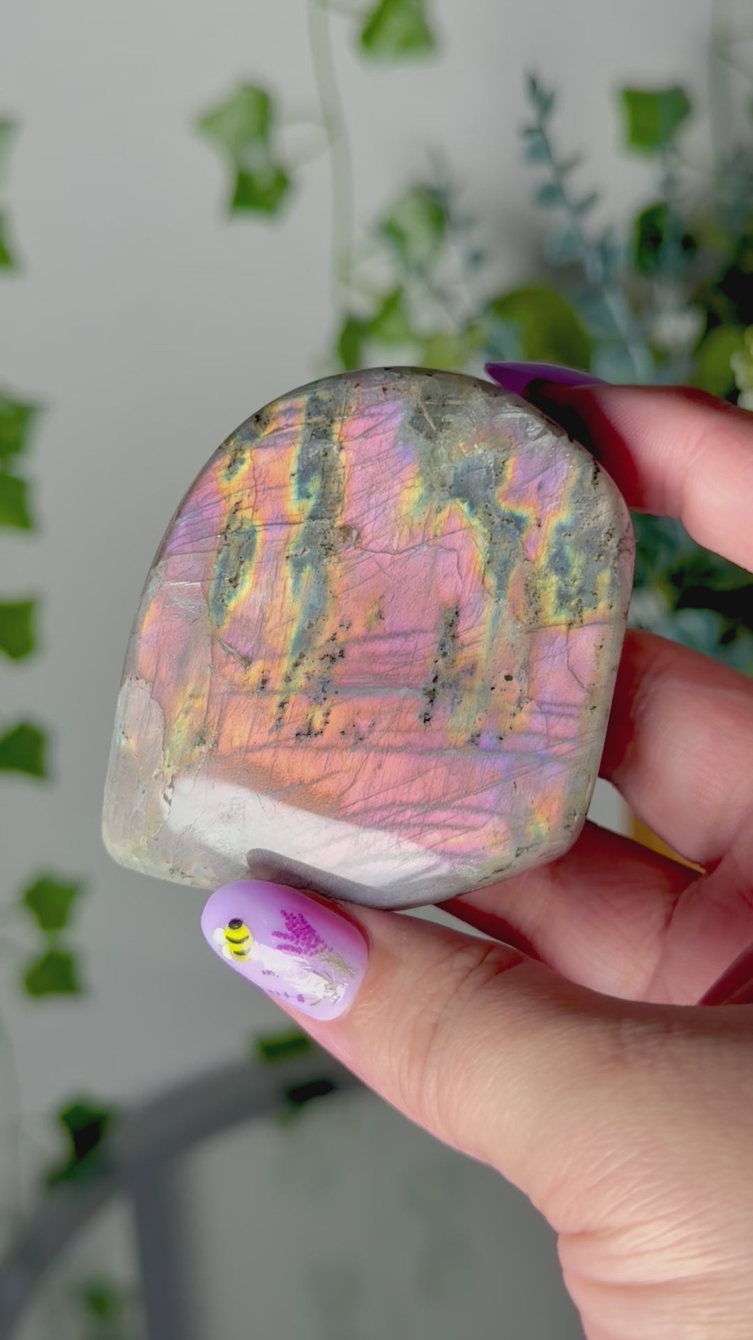 Orange Pink Labradorite Freeform 20