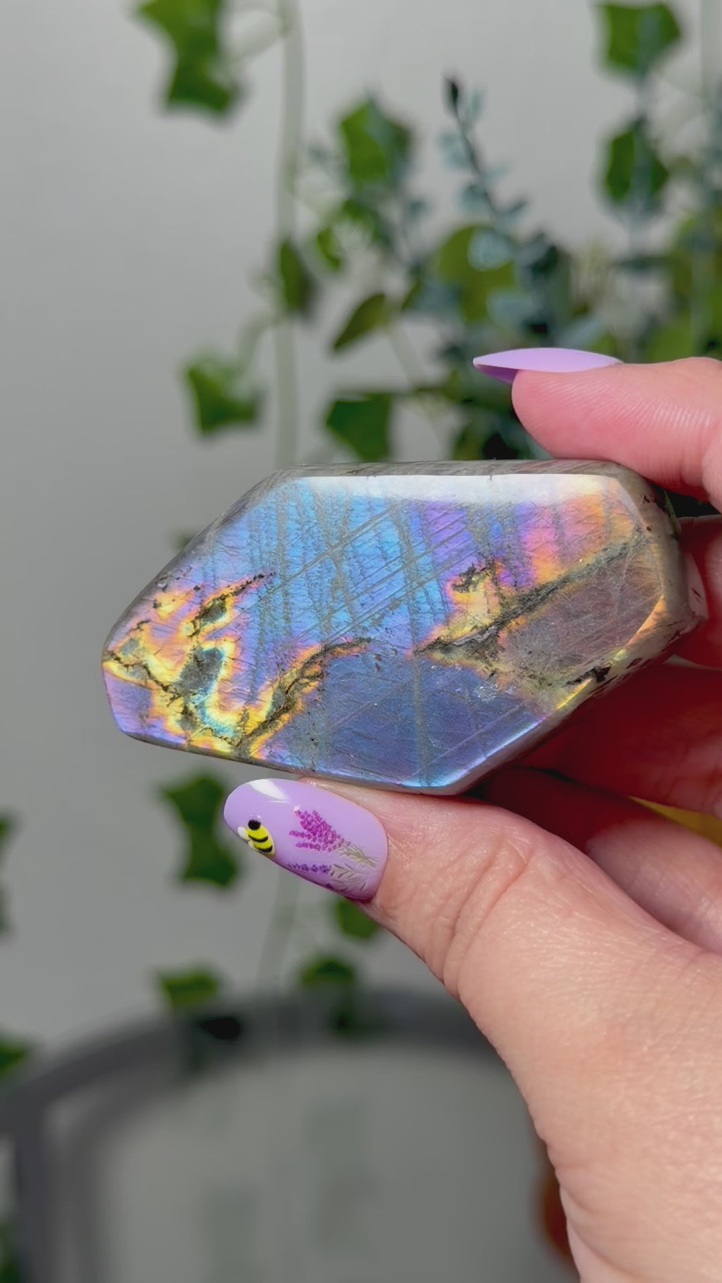 Blue Rainbow Labradorite 16D