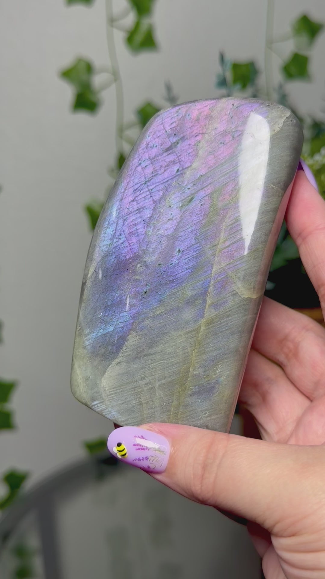 Blue Purple Labradorite Freeform 60A