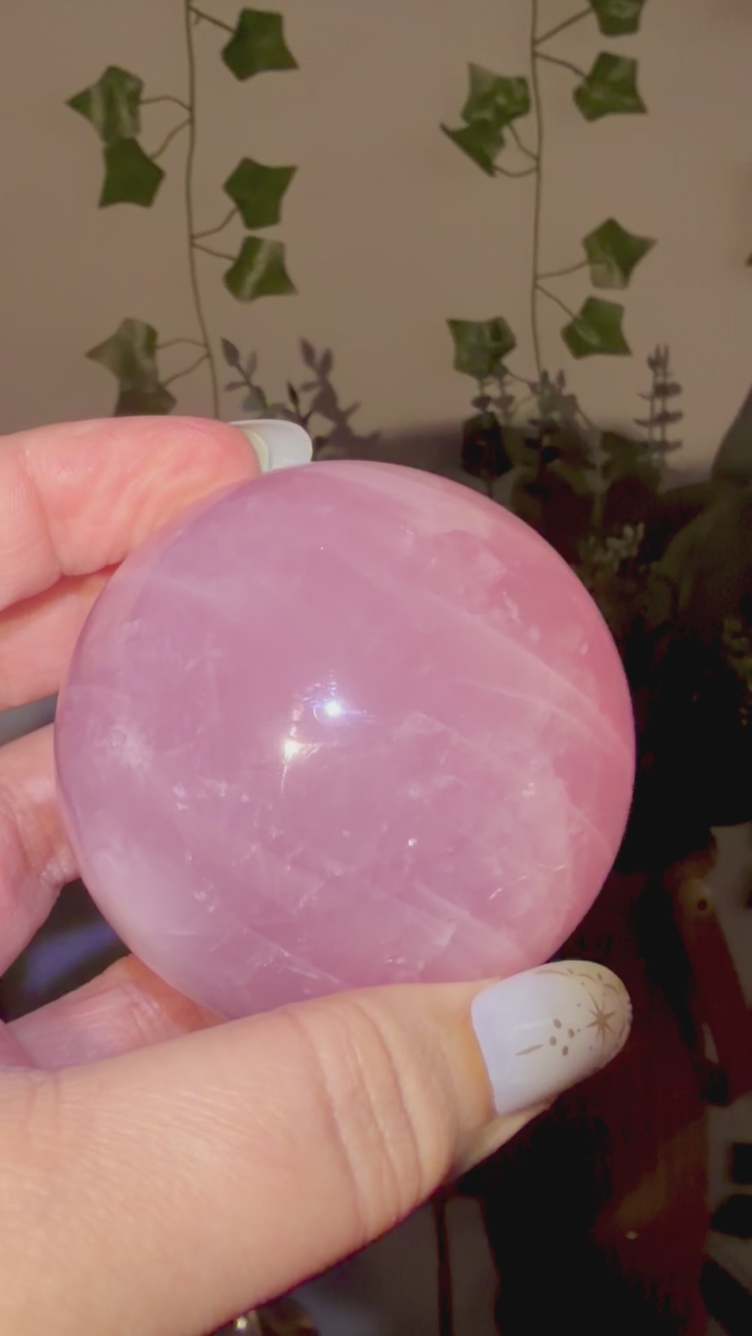 Rose Quartz Sphere 42