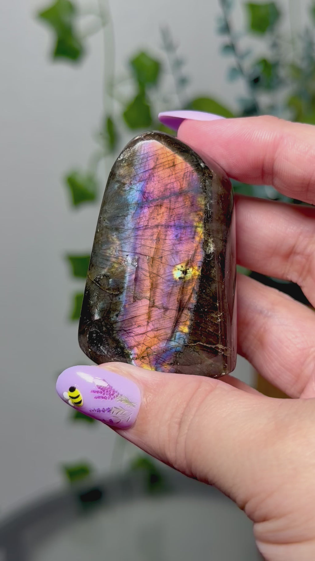Pink Labradorite Freeform 18