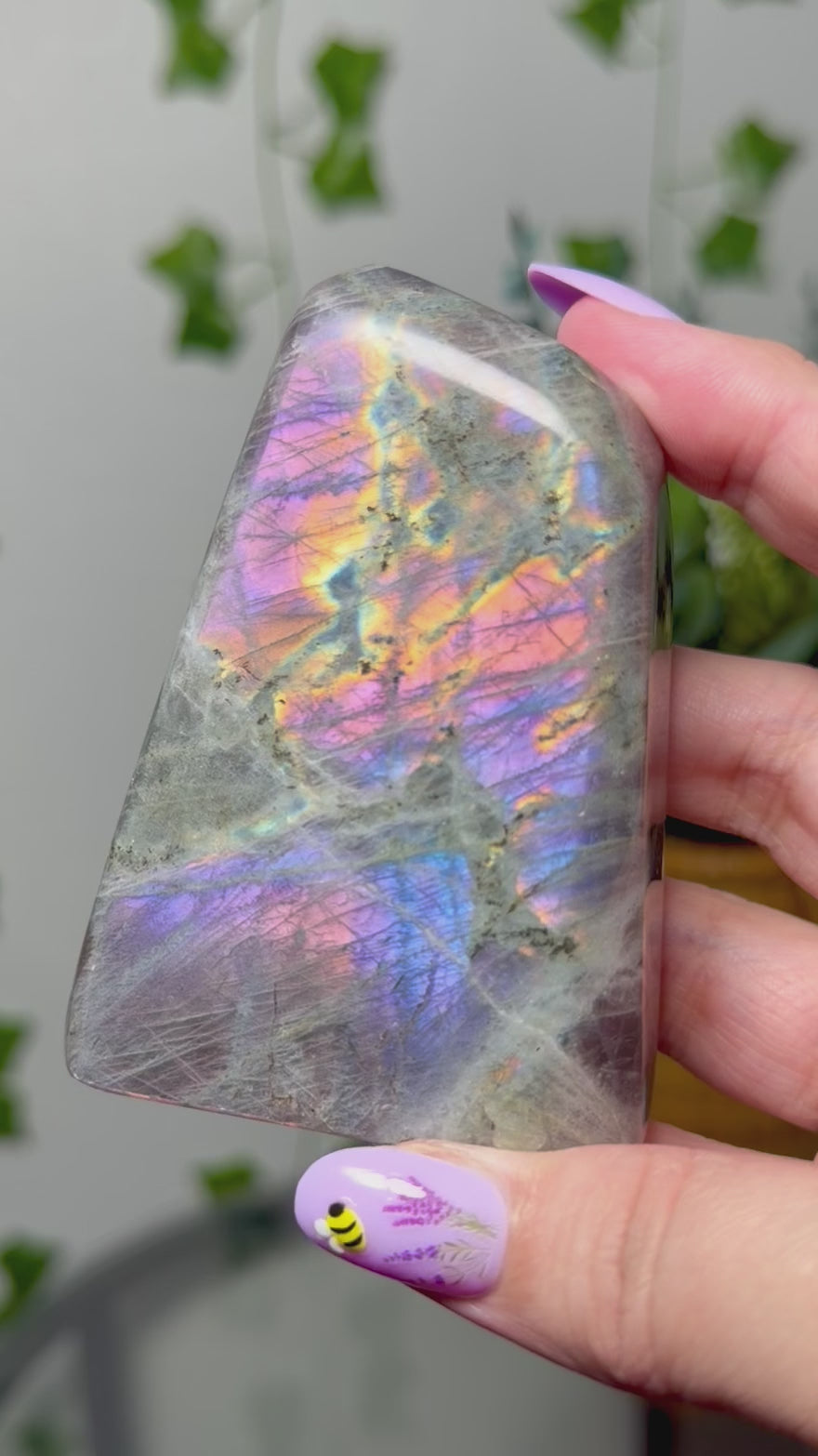 Sunset Flash Labradorite Freeform 35D